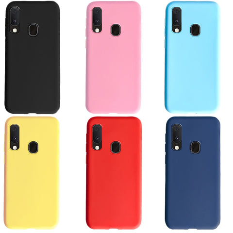 Candy Color Case For Samsung Galaxy A20e A20 e Bumper Coque Cover For Samsung Galaxy A20e Soft Silicone Phone Case Protection