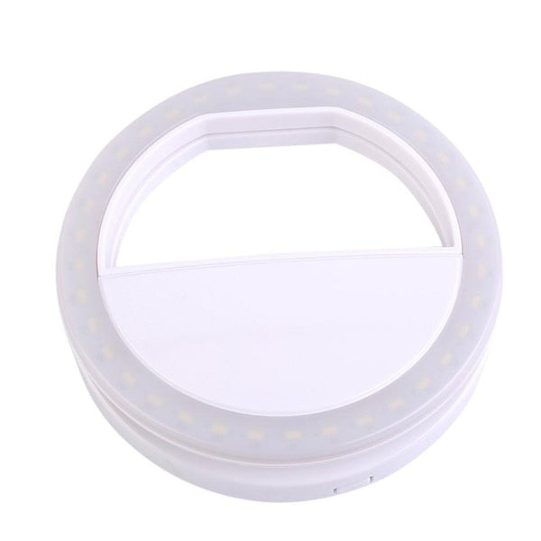 LED Selfie Ring Light For iPhone For Xiaomi For Samsung Huawei Portable Flash Camera Phone Case Cover Mini Flashlight