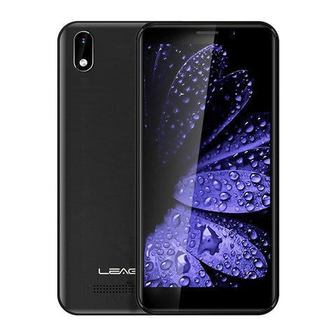 LEAGOO Z10 Mobile Phone 5.0" 18:9 Full Screen Android 8.0 1GB RAM 8GB ROM MT6580 Quad Core 2000mAh Camera Dual SIM 3G Smartphone