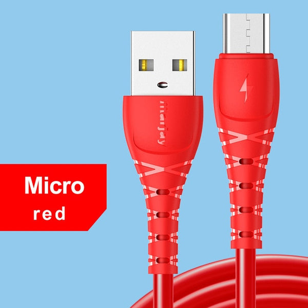 Marjay Micro USB Cable 3A Fast Charging Data Charger USB Cable For Samsung S7 Xiaomi Huawei LG Android Microusb Mobile Phone