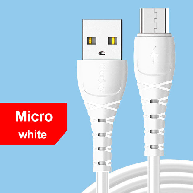 Marjay Micro USB Cable 3A Fast Charging Data Charger USB Cable For Samsung S7 Xiaomi Huawei LG Android Microusb Mobile Phone