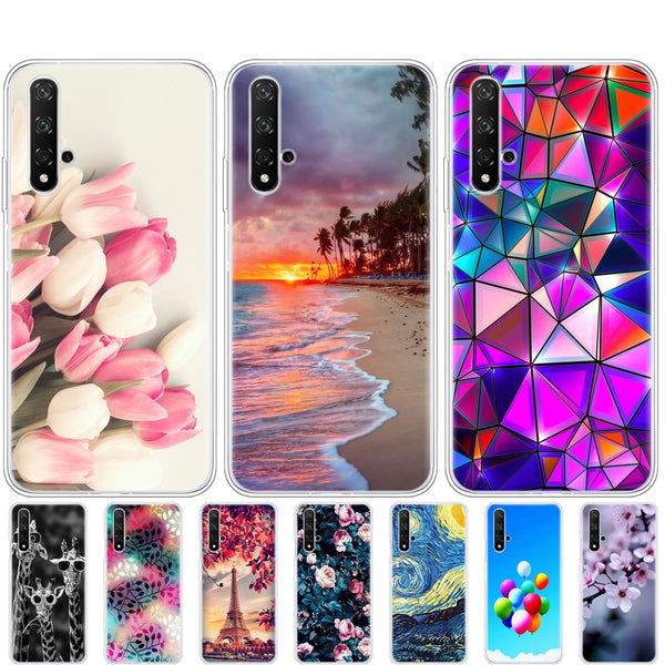 Case For Honor 20 Case Silicon Back Cover Phone Case For Huawei Honor 20 Pro Lite Honor20 YAL-L21 YAL-L41 Luxury Cartoon