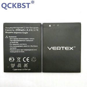 2019 New High Quality 2500mAh Battery Replacement For Vertex Impress eagle phone + Tracking Code