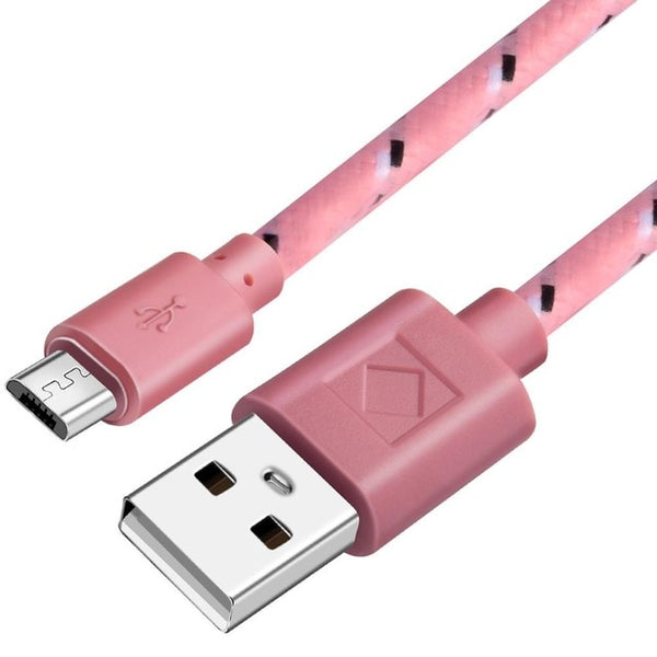 Nylon Braided Micro USB Cable 1m/2m/3m Data Sync USB Charger Cable For Samsung HTC Huawei Xiaomi Tablet Android USB Phone Cables