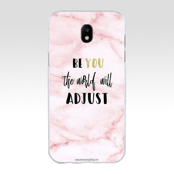 244A MARBLE INITIALS Newest Super Cute Soft Silicone Tpu Cover phone Case for Samsung galaxy j3 j5 j7 2016 2017