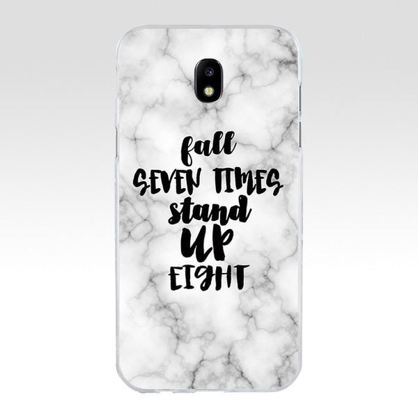 244A MARBLE INITIALS Newest Super Cute Soft Silicone Tpu Cover phone Case for Samsung galaxy j3 j5 j7 2016 2017