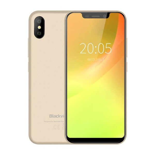 Blackview A30 Smartphone 5.5inch 19:9 MTK6580A Quad Core Cell phone 2GB 16GB Android 8.1 Dual SIM 3G Face ID Mobile Phone 2500mA