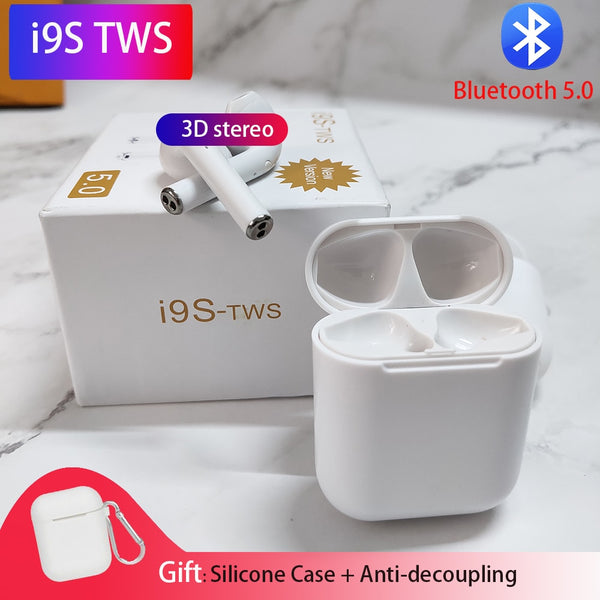 i9s tws airpots Bluetooth earphones wireless headphone Stereo earbuds with mic Sport Headset PK AP2 i10 tws For iphone airpots