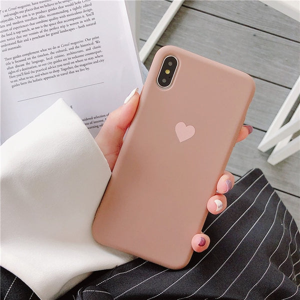 Phone Case For iPhone 6 6s 7 8 Plus X XR XS Max Cute Cartoon Mickey Stitch Love Heart Soft TPU For iPhone 5 5S SE Cover