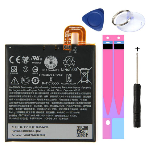 Good quality 2770mAh B2PW4100 Mobile Phone Replacement Battery For HTC Google Pixel / Nexus S1 Li-ion Polymer Batteries Batteria