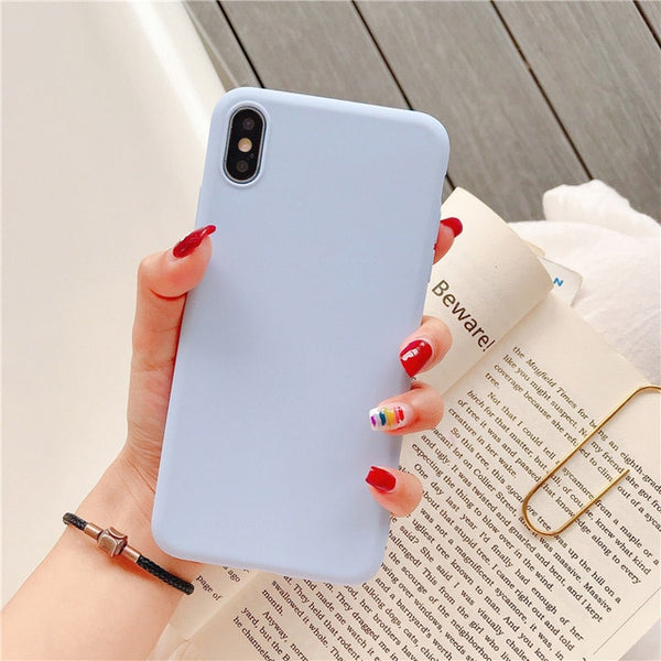 Fashion Soft Silicone Case for Samsung Galaxy A7 2018 A6 A9 A10 A20 A30 A40 A50 A60 A70 2019 S8 S9 S10 Plus S10e Slim Cover Case