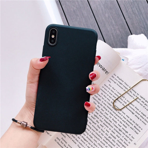 Fashion Soft Silicone Case for Samsung Galaxy A7 2018 A6 A9 A10 A20 A30 A40 A50 A60 A70 2019 S8 S9 S10 Plus S10e Slim Cover Case