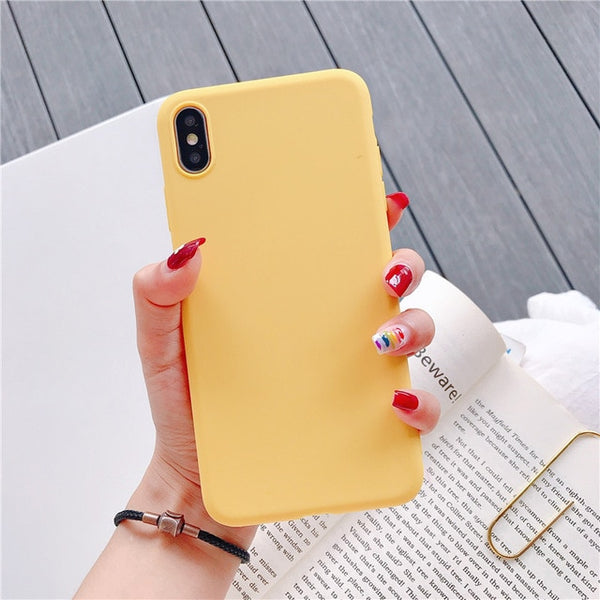 Fashion Soft Silicone Case for Samsung Galaxy A7 2018 A6 A9 A10 A20 A30 A40 A50 A60 A70 2019 S8 S9 S10 Plus S10e Slim Cover Case