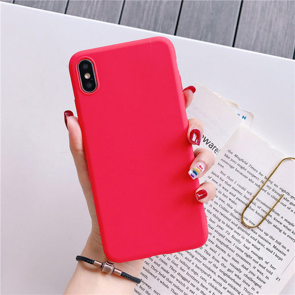 Fashion Soft Silicone Case for Samsung Galaxy A7 2018 A6 A9 A10 A20 A30 A40 A50 A60 A70 2019 S8 S9 S10 Plus S10e Slim Cover Case