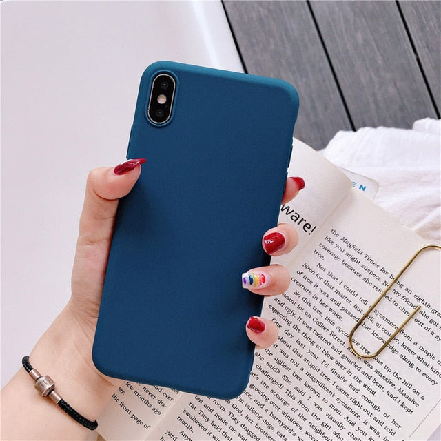 Fashion Soft Silicone Case for Samsung Galaxy A7 2018 A6 A9 A10 A20 A30 A40 A50 A60 A70 2019 S8 S9 S10 Plus S10e Slim Cover Case