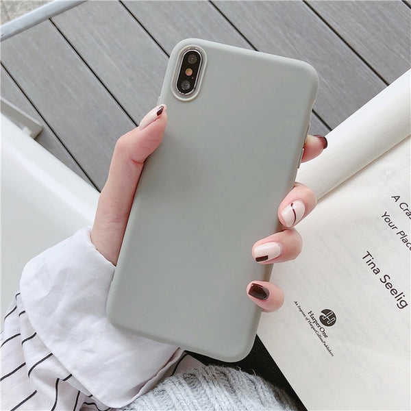 Fashion Soft Silicone Case for Samsung Galaxy A7 2018 A6 A9 A10 A20 A30 A40 A50 A60 A70 2019 S8 S9 S10 Plus S10e Slim Cover Case