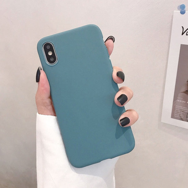 Fashion Soft Silicone Case for Samsung Galaxy A7 2018 A6 A9 A10 A20 A30 A40 A50 A60 A70 2019 S8 S9 S10 Plus S10e Slim Cover Case