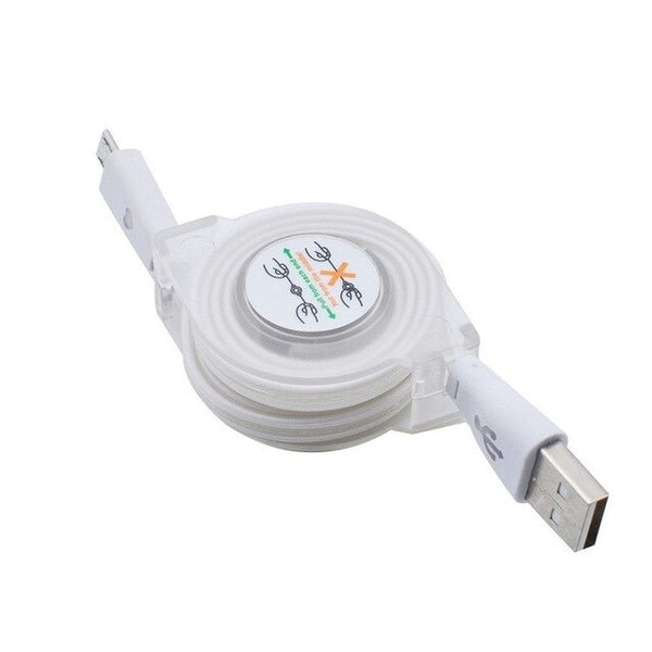 Hot Sale Retractable LED Light Micro USB Cable Luminous Replacment for Android Port Data Cable Phone Charger