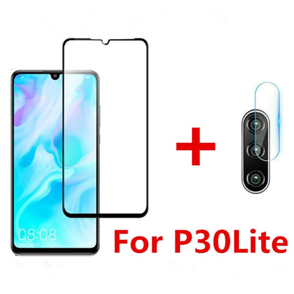 2 in 1 Protective Glass For Huawei P30 P30lite Camera Screen Protector Tempered Glas For Huawei P 30 lite 30lite light Lens Film