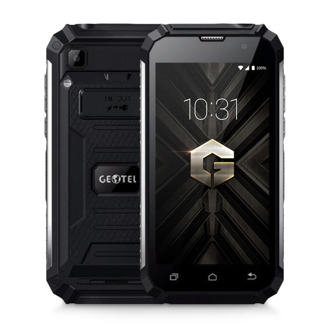 GEOTEL G1 3G Smartphone 5 Inch 2GB RAM 16GB ROM 4-core Android 7.0 1.3GHz 7500mAh Waterproof Charger Mobile Phone