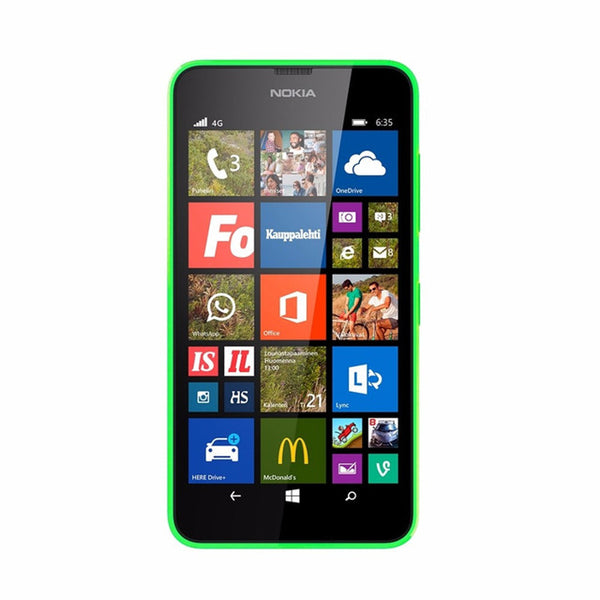 Nokia Lumia 635 Original Cell Phone Windows OS 4.5" Quad Core 8G ROM 5.0MP WIFI GPS 4G LTE Unlock Mobile Phone