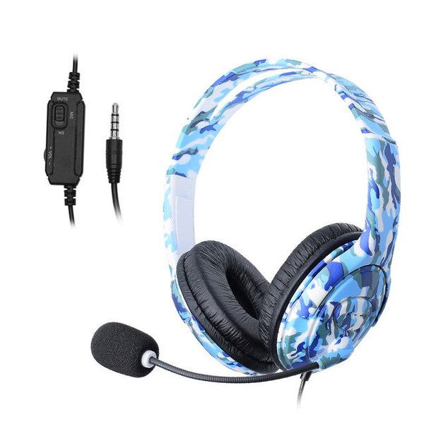 For PS4 Wired Gaming Headset headphones Earphones with microphone for PlayStation 4 PS4 X-ONE PC Phone and Laptop