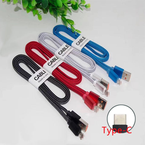 USB Type C Cable For Samsung S10 S9 S8 Xiaomi Redmi Note 7 Fast Charging USB-C Charger Mobile Phone USB Type-C Cable