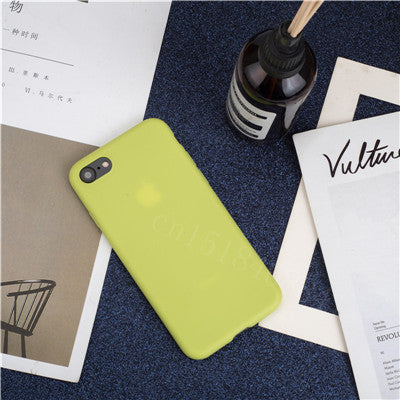 Luxury Soft Back Matte Color Cases for iPhone 7 plus 8 6 6s X XS max XR 5 5s SE Case Shockproof TPU Silicone Back Cover Capa