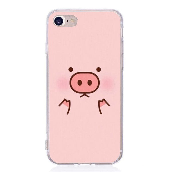 Soft TPU Phone Case For iPhone x Case Silicone Minnie Simple Back Cover For iPhone 7 6 6S 8 Plus 7Plus 8Plus XS 5 5S SE Case