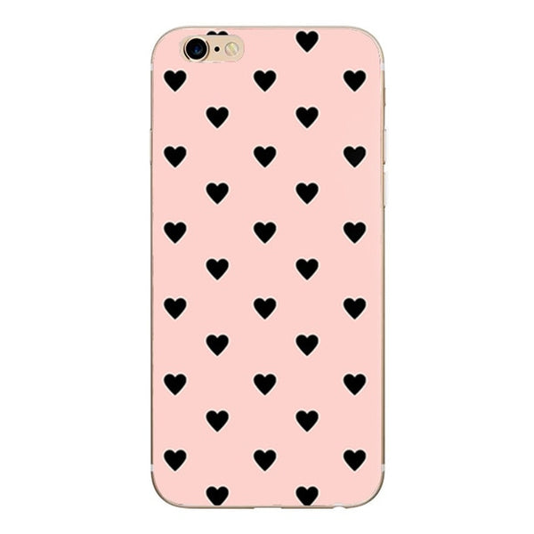 Soft TPU Phone Case For iPhone x Case Silicone Minnie Simple Back Cover For iPhone 7 6 6S 8 Plus 7Plus 8Plus XS 5 5S SE Case