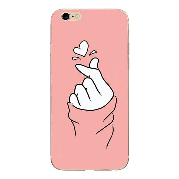 Soft TPU Phone Case For iPhone x Case Silicone Minnie Simple Back Cover For iPhone 7 6 6S 8 Plus 7Plus 8Plus XS 5 5S SE Case