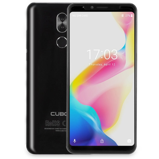 Refurbished CUBOT X18 Plus 4G Smartphone 5.99'' Android 8.0 4GB RAM 64GB ROM MTK6750T Octa Core Dual Cam EU Mobile Phone