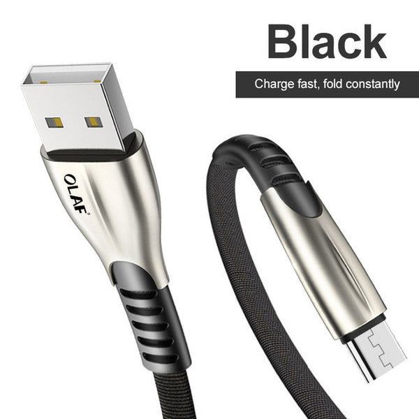 Micro USB Cable 5A Fast Charging USB Sync Data Mobile Phone Adapter Charger Cable For Samsung Xiaomi Sony HTC LG Android Cables