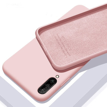 For Xiaomi Mi A3 Case Soft Liquid Silicone Slim Skin Coque Protective back cover Case for xiaomi mi a3 lite a3lite phone shell