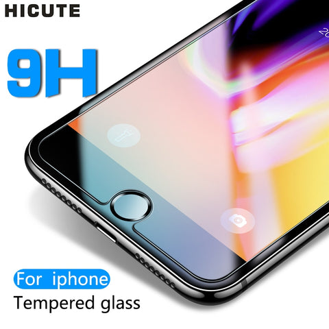 Protective tempered glass for iphone 6 7 6 6s 8 plus 11 pro XS max XR glass iphone 7 8 x screen protector glass on iphone 7 6S 8