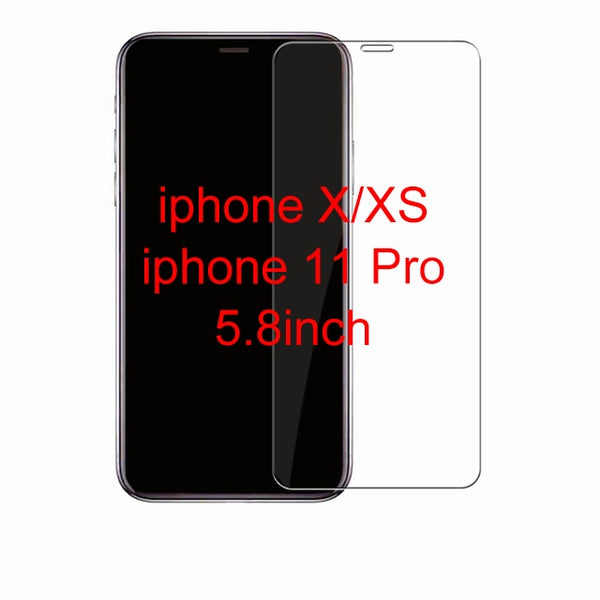 Protective tempered glass for iphone 6 7 6 6s 8 plus 11 pro XS max XR glass iphone 7 8 x screen protector glass on iphone 7 6S 8