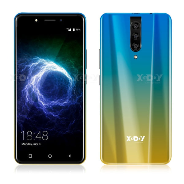 XGODY New 4G Smartphone Dual Sim 5.5" 18:9 Android 9.0 2GB RAM 16GB ROM MTK6737 Quad Core 5MP Camera 2800mAh WiFi Mobile Phone