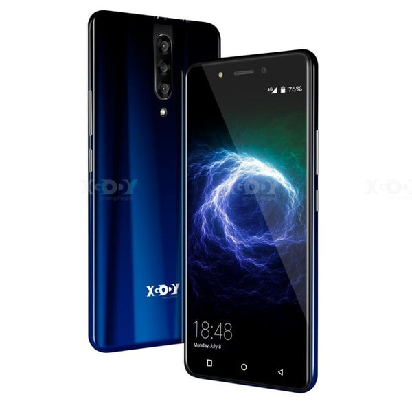 XGODY New 4G Smartphone Dual Sim 5.5" 18:9 Android 9.0 2GB RAM 16GB ROM MTK6737 Quad Core 5MP Camera 2800mAh WiFi Mobile Phone