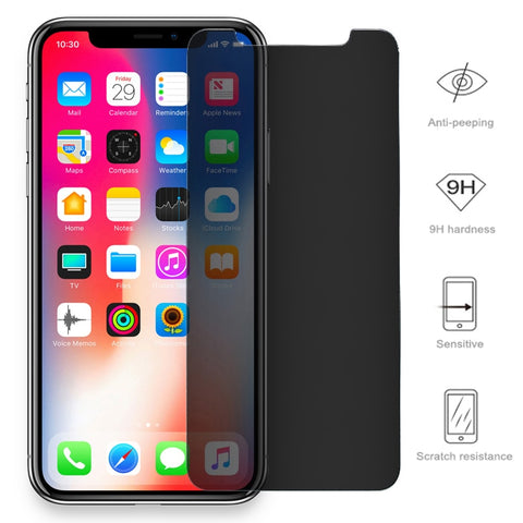 Private Screen Protector For iPhone 11 Pro XS MAX XR 5S SE Antispy Tempered Glass For iPhone 6 6s 7 8 Plus X Privacy Glass Film