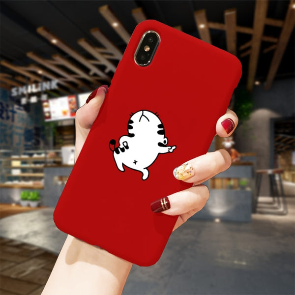 Phone Case For iPhone XS 11Pro Max XR X 10 8 7 6 6S Plus Case Soft TPU Back Cover Christmas New Year Gift Capa Fundas Sika deer