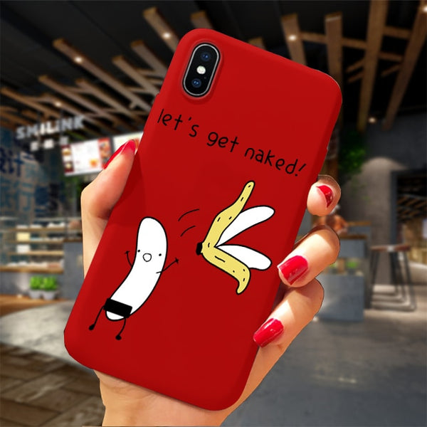 Phone Case For iPhone XS 11Pro Max XR X 10 8 7 6 6S Plus Case Soft TPU Back Cover Christmas New Year Gift Capa Fundas Sika deer