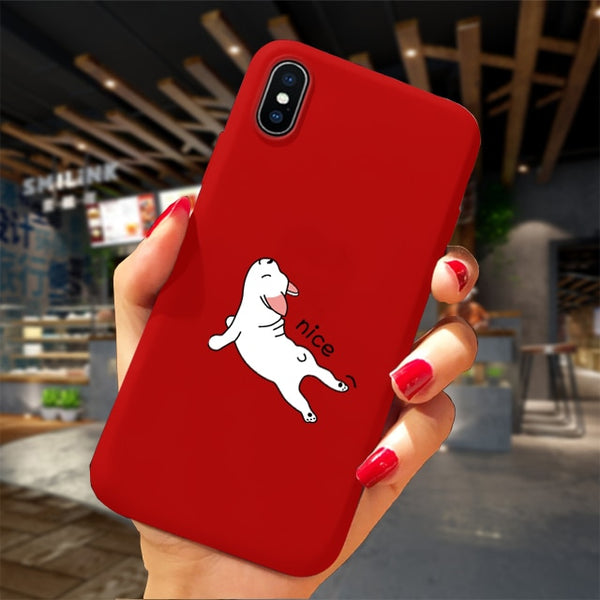 Phone Case For iPhone XS 11Pro Max XR X 10 8 7 6 6S Plus Case Soft TPU Back Cover Christmas New Year Gift Capa Fundas Sika deer