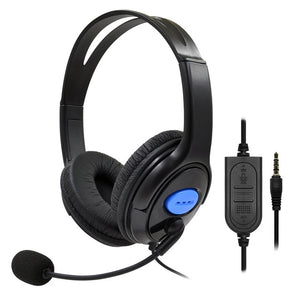 For PS4 Wired Gaming Headset headphones Earphones with microphone for PlayStation 4 PS4 X-ONE PC Phone and Laptop