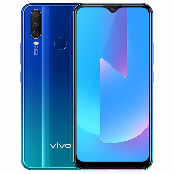 Original vivo U3x Mobile Phone Snapdragon665 6.35" Screen 5000mAh Big Battery 3GB 32GB 13.0MP Camera Triple Celular Telephones