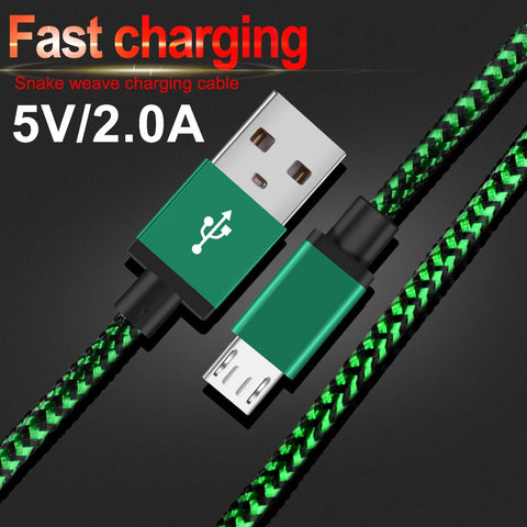 Cord For Samsung S7 6 Huawei Xiaomi Redmi Note 5 Pro 4 Android Micro usb Phone Cables Micro USB Cable Fast charging Braided Data