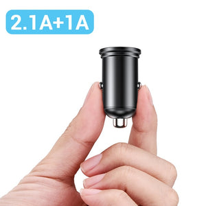 FIVI Car Charger for mobile phone quick charge 3.0  USB Charger for iphone 11 pro Samsung huawei xiaomi mini car chargeAll Metal