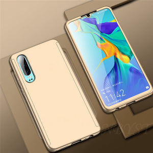 Luxury 360 Full Protective Phone Case for Huawei Y9 Y7 Prime Y6 Pro 2019 Case for Huawei Y7 Y6 2018 Y5 2017 P Smart Plus Z Cover