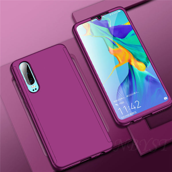 Luxury 360 Full Protective Phone Case for Huawei Y9 Y7 Prime Y6 Pro 2019 Case for Huawei Y7 Y6 2018 Y5 2017 P Smart Plus Z Cover