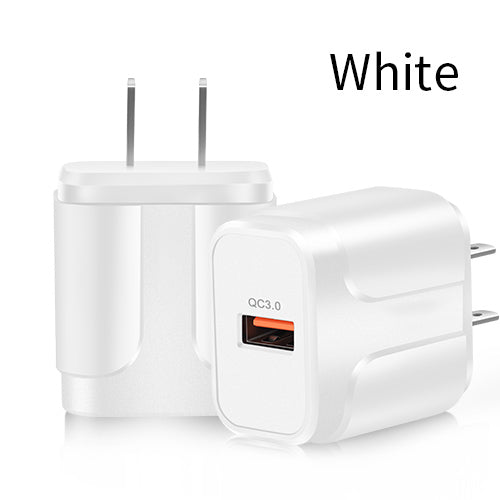 YKZ Quick Charge 3.0 18W QC 3.0 4.0 Fast charger USB portable Charging Mobile Phone Charger For iPhone Samsung Xiaomi Huawei