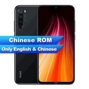 Global ROM Xiaomi Redmi Note 8 4GB 64GB Smartphone Snapdragon  665 Octa Core  6.3” 48MP  Rear Camera 4000mAh Support 18W Phone